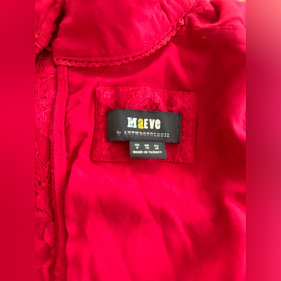 Maeve Open-Back Lace Mini Dress - Picture 6 of 14